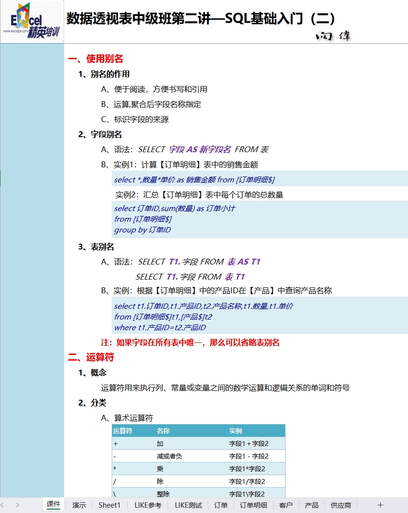 图片[5]-Excel透视表 + SQL全套教程，高手养成指南-悠悠云创